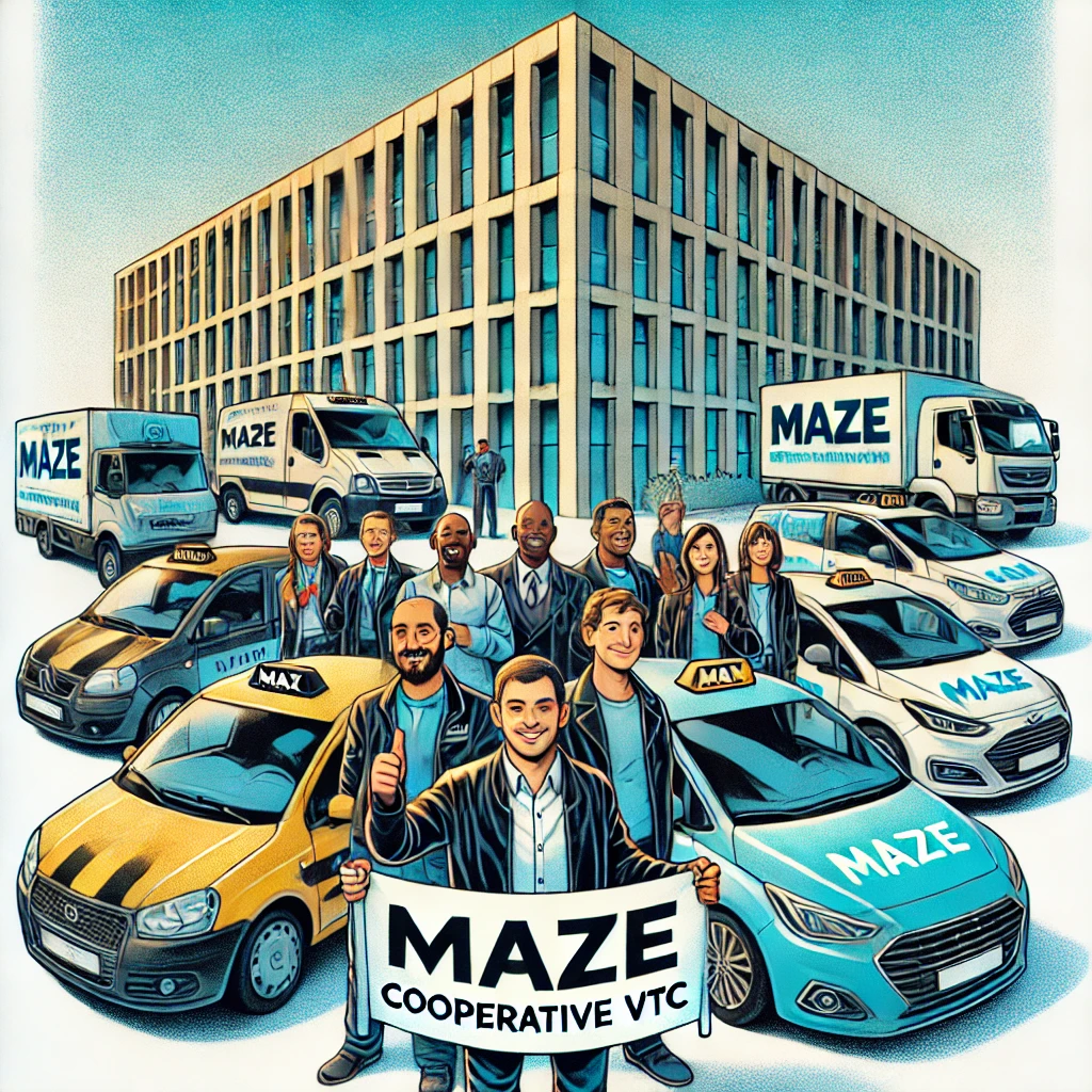 Maze, une alternative coopérative aux grandes plateformes VTC